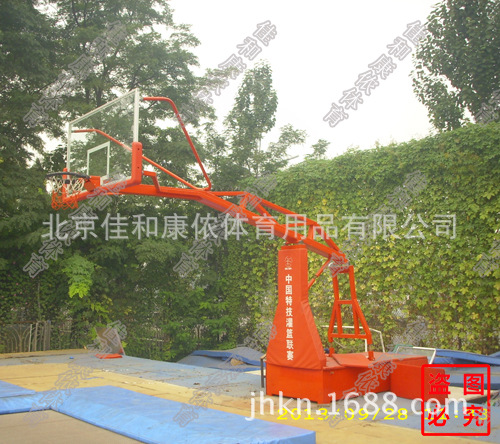JHKN-1006仿液压篮球架 移动式、比赛、平箱篮球架图3