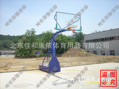 JHKN-1007仿液压篮球架 移动篮球架 平箱仿液压篮球架图2