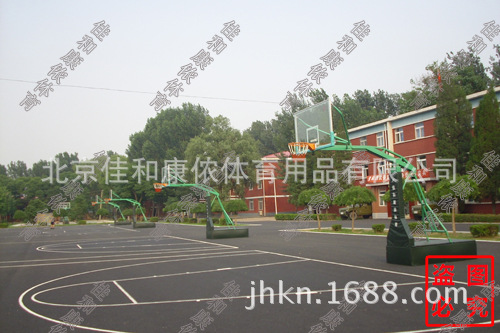 JHKN-1007仿液压篮球架 移动篮球架 平箱仿液压篮球架图3