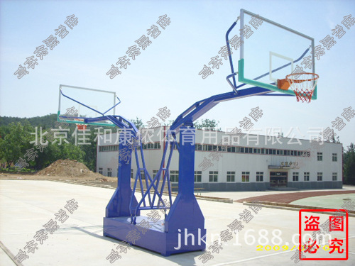 JHKN-1014移动双臂篮球架 移动燕式篮球架 双向篮球架图2