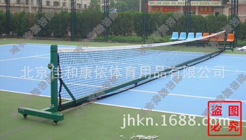JHKN-4015 全移动式网球柱 网球架 移动轮式网球柱图2