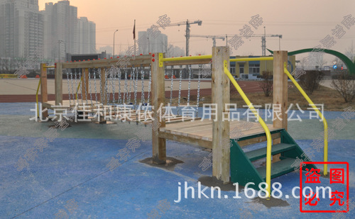 JHKN-7067A 木质浮桥 浮桥 吊桥 儿童游乐设施图3