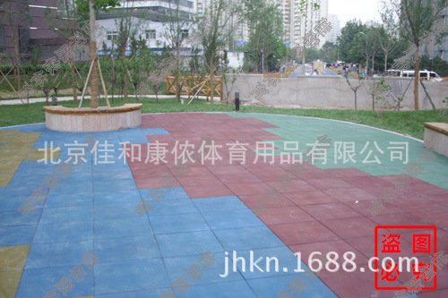 JHKN-9001橡胶安全地垫 橡胶地垫 弹性地垫运动地垫图2