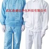 防静电立领分体服条纹网格纹