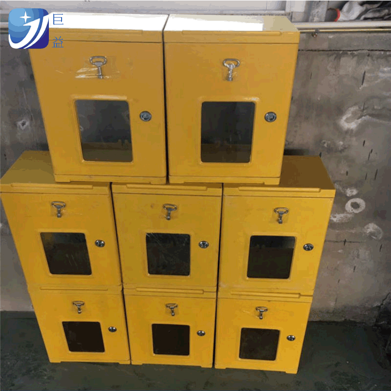 玻璃钢燃气表箱 独立燃气表箱 加工定制多表位保护箱图2