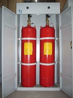 西安发电机房、气体灭火工程施工、柜式七氟丙烷灭火装置/双瓶组