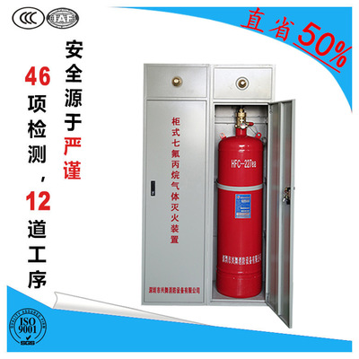 3C柜式七氟丙烷灭火装置/地下工程气体灭火设备