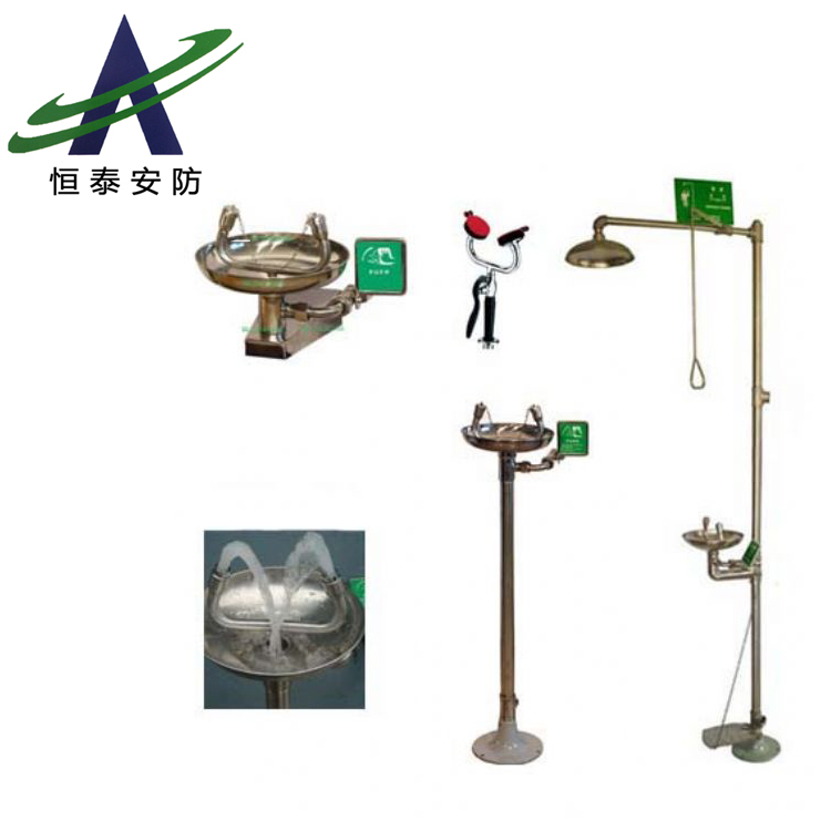304不锈钢洗眼器 立式洗眼器 紧急洗眼器图2