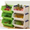 整理架加大塑料厨房蔬菜水果 蔬篮置物架 居家杂物收纳框