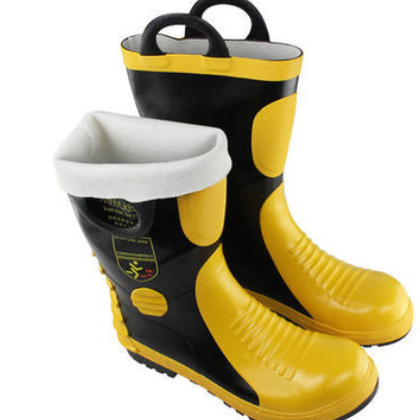 厂家直销 02款消防靴 消防员专用灭火 战斗 防护靴 底部带钢板图2