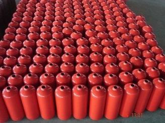 厂家大量提供9kg 干粉灭火器钢瓶(带脚鼎) CE0437图2