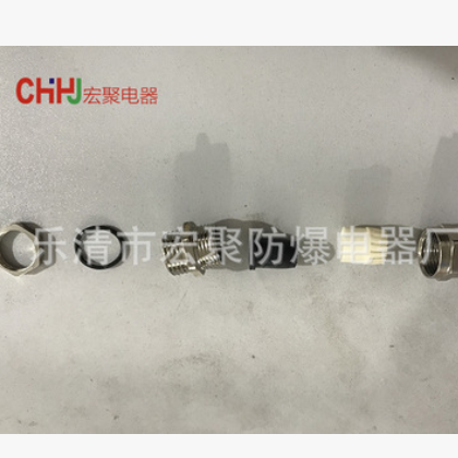 宏聚防爆电缆密封夹紧接头NPT20*1.5 G1/2 G3/4碳钢/不锈钢材质图2