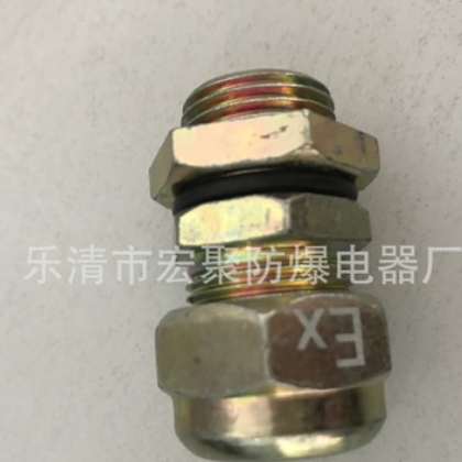 宏聚防爆电缆密封夹紧接头NPT20*1.5 G1/2 G3/4碳钢/不锈钢材质图3