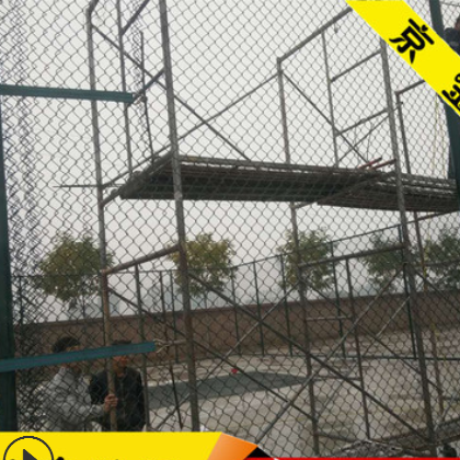 运动场围网铁丝勾花护栏 学校球场防护隔离围网 厂家专业定制图2