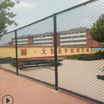 运动场围网铁丝勾花护栏 学校球场防护隔离围网 厂家专业定制图3