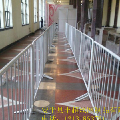 马拉松活动护栏 商业活动移动铁马 展销会活动围栏图2