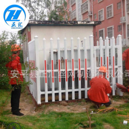 护栏PVC塑钢变压器围栏 pvc变压器围栏 塑钢变压器栅栏图2