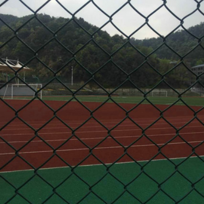 杭州凌力海护栏网 勾花网运动护栏 体育围栏网 学校体育场护栏图2