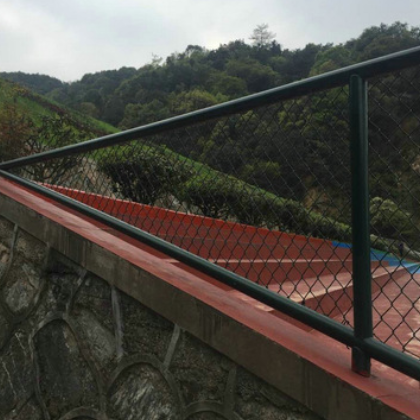杭州凌力海护栏网 勾花网运动护栏 体育围栏网 学校体育场护栏图3