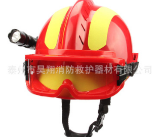 F2抢险救援头盔消防员防护救援头盔ABS安全头盔头灯防雾护目眼镜图3
