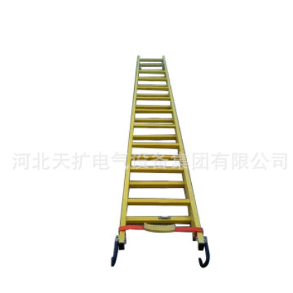 供应绝缘单侧升降梯 多功能玻璃钢绝缘直梯 电工专用绝缘单侧梯图3