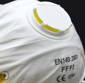 供应杯型带呼吸阀防尘口罩工业粉尘防颗粒物喷漆打磨口罩一件代发图3