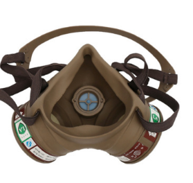 工厂直销地球2588呼吸面具防喷漆防毒面具防烟尘防护口罩劳保口罩图2