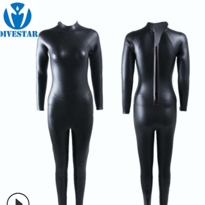 赛维斯代发热销成人3mm潜水衣铁人三项服保暖超弹滑皮连体潜水服