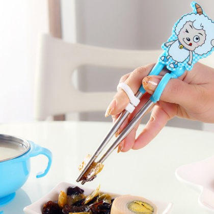 贝巧专利儿童训练筷子宝宝筷子练习筷婴儿卡通餐具纠正防烫学习筷