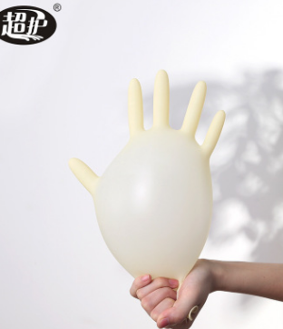 【特价批发】9寸净化千级一次性无尘乳胶手套 米黄色防静电手套图3