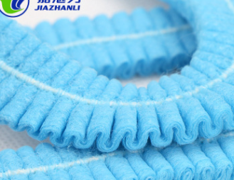 厂家直销无菌一次性手术帽 蓝色防尘医用防护双筋无纺布条形帽图2