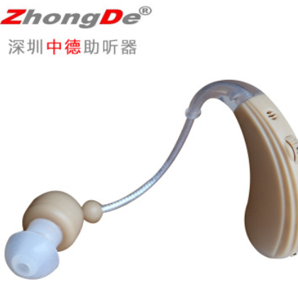 迷你耳背式充电无线助听器 ZDB-100M 单机