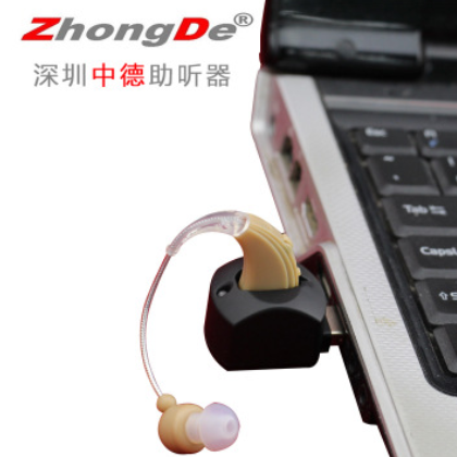 迷你耳背式充电无线助听器 ZDB-100M 单机图2