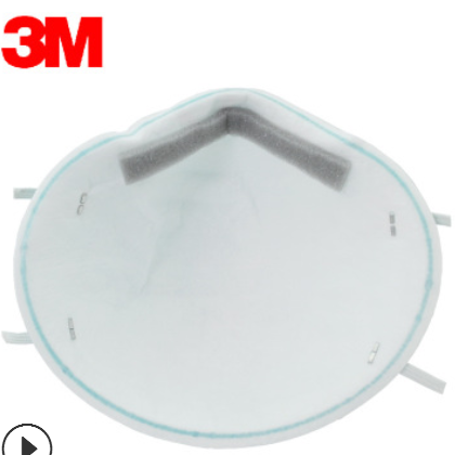 3M1860防护口罩 药监局认证N95口罩 卫生站养殖场防疫站口罩图3