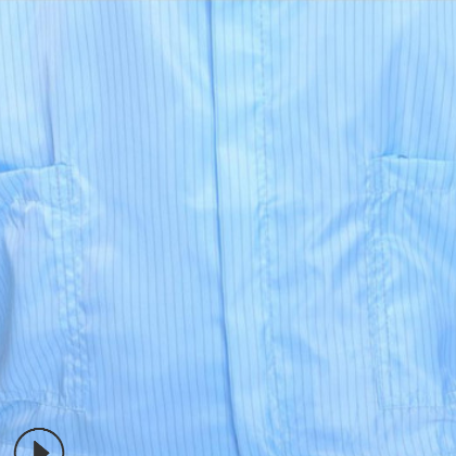 厂家直销防静电工作服防静电无尘服净化服翻领拉链洁净服劳保服图3