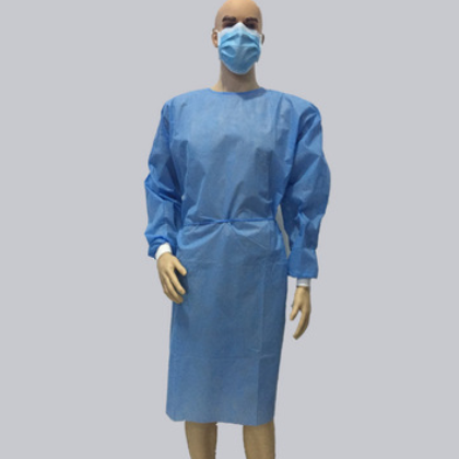 独立包装一次性手术 衣 无菌医用长袖蓝色无纺布手术服防水隔菌