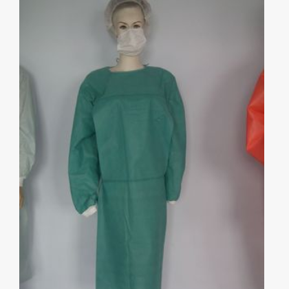 无纺布手术服一次性洗手衣墨绿色隔离衣手术室衣服医生服无菌防水