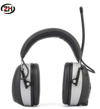 FM/AM收音耳罩隔音防护降噪耳塞割草休息看书可外接音源耳机头戴