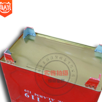 2017新款灭火器箱子4*2 国标火警119灭火箱 4kg灭火器2个装消防箱图2