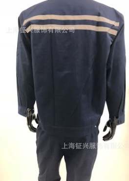 厂家定制全棉工作服里外布两层 款式颜色多选 可印logo图案图2
