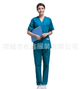 加工定制松鑫久玖医生服内穿衣洗手服隔离服刷手服短袖图2