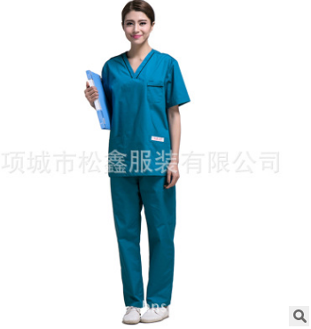加工定制松鑫久玖医生服内穿衣洗手服隔离服刷手服短袖图3