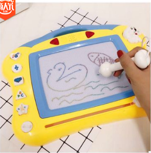 幼儿园大号彩色多功能磁性画板塑料卡通写字板涂鸦儿童多功能画板图3