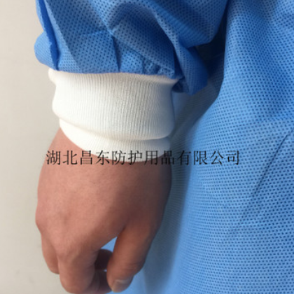 探视一次性SMS实验服工作服隔离衣无纺布加厚大褂图3