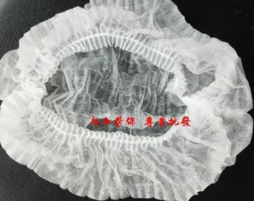 条形帽无纺布帽子一次性蓝色白色男女包邮通用一次性厨房厨师工作图3