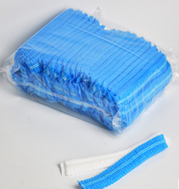 条形帽无纺布帽子一次性蓝色白色男女包邮通用一次性厨房厨师工作图2