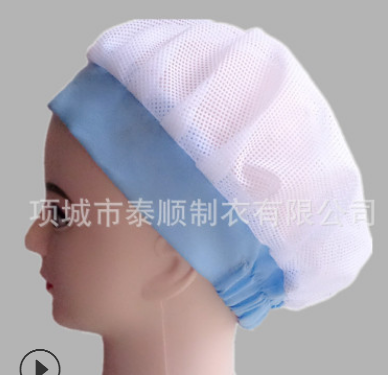 纺织女工帽 车间工作帽 卫生帽子 实验室帽子 食品帽 厂家直销图3