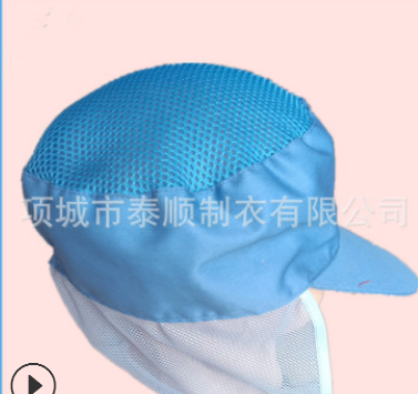 网帽防尘 防静电 防污卫生工作帽 食品厂食堂饭店帽子厂家直销图2