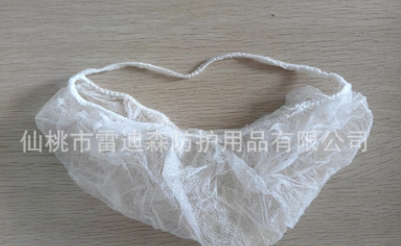 无纺布(尼龙）一次性胡须套 方便卫生 有现货图2