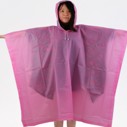 新款高品质加厚CPE塑料雨衣 成人连体雨衣 创意方形雨披 徒步雨披